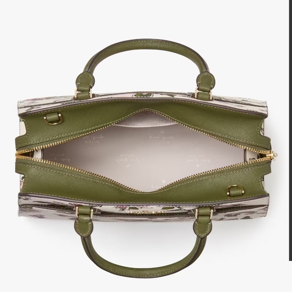 Kate Spade Madison Floral Medium Satchel, Meringue Multi - Picture 5 of 5
